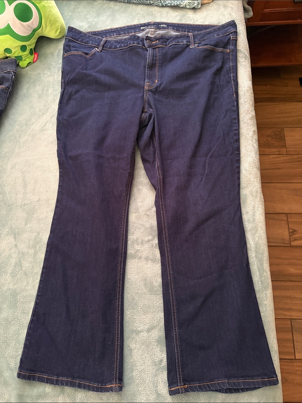 Old Navy Women's Dark Blue Boot Cut Jeans